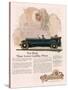 Cadillac, Magazine Advertisement, USA, 1925-null-Stretched Canvas
