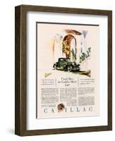 Cadillac, Magazine Advertisement, USA, 1928-null-Framed Giclee Print