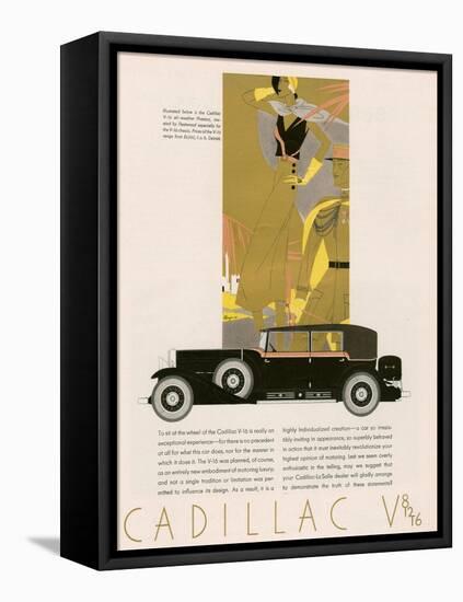 Cadillac, Magazine Advertisement, USA, 1931-null-Framed Stretched Canvas