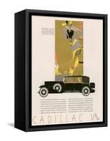 Cadillac, Magazine Advertisement, USA, 1931-null-Framed Stretched Canvas
