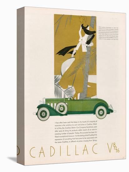 Cadillac, Magazine Advertisement, USA, 1931-null-Stretched Canvas