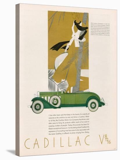 Cadillac, Magazine Advertisement, USA, 1931-null-Stretched Canvas