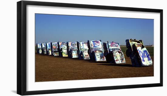 Cadillac Ranch-Charles Bowman-Framed Photographic Print