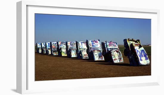 Cadillac Ranch-Charles Bowman-Framed Photographic Print