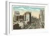 Cadillac Square, Detroit, Michigan-null-Framed Art Print