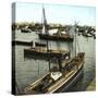 Cadix (Spain), Fishing Boats in the Port-Leon, Levy et Fils-Stretched Canvas