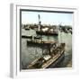 Cadix (Spain), Fishing Boats in the Port-Leon, Levy et Fils-Framed Photographic Print