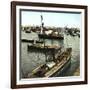 Cadix (Spain), Fishing Boats in the Port-Leon, Levy et Fils-Framed Photographic Print