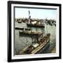 Cadix (Spain), Fishing Boats in the Port-Leon, Levy et Fils-Framed Photographic Print