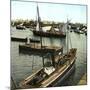 Cadix (Spain), Fishing Boats in the Port-Leon, Levy et Fils-Mounted Photographic Print