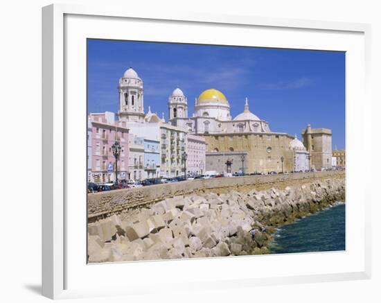 Cadiz Cathedral, Cadiz, Andalucia, Spain-Gavin Hellier-Framed Photographic Print