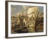 Cadiz Salt Ship, Gloucester Harbor-Frederick John Mulhaupt-Framed Giclee Print