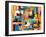 Cadmium orange mindscape-Hyunah Kim-Framed Art Print