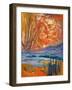 Cadmium Winter Solstice II-Dorothy Fagan-Framed Art Print