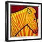 Cadmium Zebra-John Nolan-Framed Premium Giclee Print