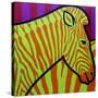 Cadmium Zebra-John Nolan-Stretched Canvas