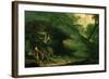 Cadmus and the Dragon-John Martin-Framed Giclee Print