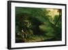 Cadmus and the Dragon-John Martin-Framed Giclee Print