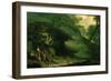 Cadmus and the Dragon-John Martin-Framed Giclee Print