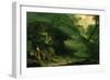 Cadmus and the Dragon-John Martin-Framed Giclee Print