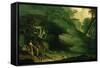 Cadmus and the Dragon-John Martin-Framed Stretched Canvas