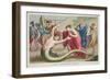 Cadmus into a Serpent, Book IV, Illustration from Ovid's Metamorphoses, Florence, 1832-Luigi Ademollo-Framed Giclee Print