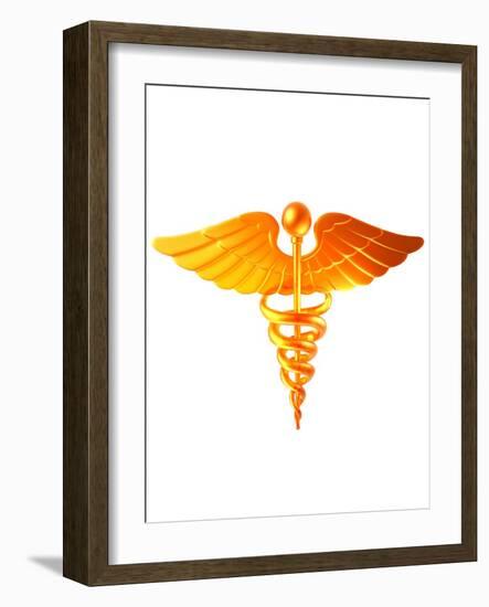 Caduceus, Artwork-Victor Habbick-Framed Photographic Print