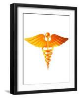 Caduceus, Artwork-Victor Habbick-Framed Photographic Print