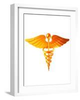 Caduceus, Artwork-Victor Habbick-Framed Photographic Print