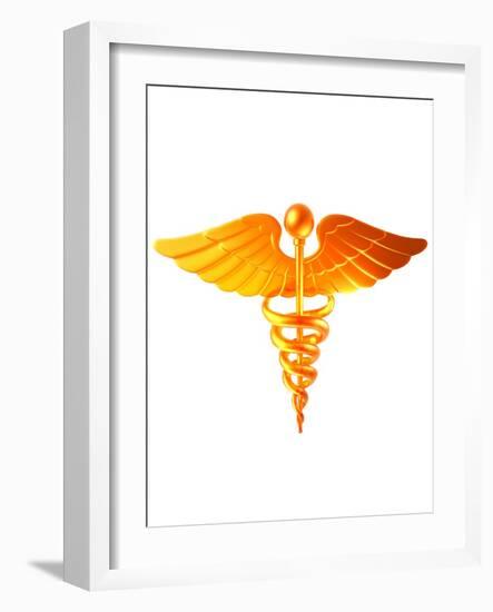 Caduceus, Artwork-Victor Habbick-Framed Photographic Print