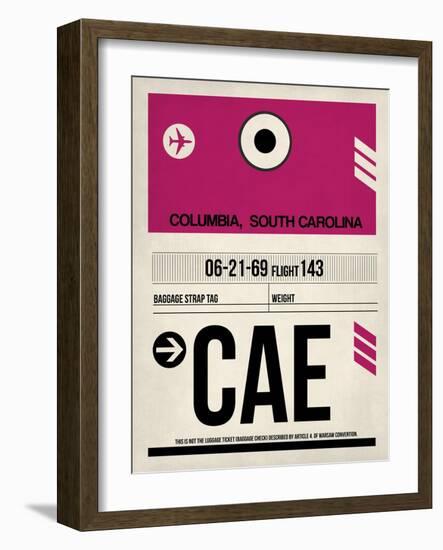 CAE Columbia Luggage Tag I-NaxArt-Framed Art Print