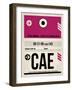 CAE Columbia Luggage Tag I-NaxArt-Framed Art Print