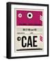 CAE Columbia Luggage Tag I-NaxArt-Framed Art Print