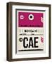 CAE Columbia Luggage Tag I-NaxArt-Framed Art Print