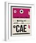 CAE Columbia Luggage Tag I-NaxArt-Framed Art Print