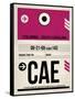 CAE Columbia Luggage Tag I-NaxArt-Framed Stretched Canvas