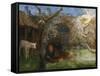 Caedmon's Awakening-Arthur Hughes-Framed Stretched Canvas