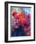 Caen Anemones in a Blue Jug-Karen Armitage-Framed Giclee Print