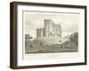 Caerdiff Castle, Glamorganshire (Engraving)-English School-Framed Giclee Print