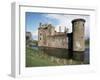 Caerlaverock Castle, Dating from the 13th Century, Dumfriesshire, Scotland, United Kingdom-Jennifer Fry-Framed Photographic Print