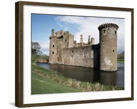 Caerlaverock Castle, Dating from the 13th Century, Dumfriesshire, Scotland, United Kingdom-Jennifer Fry-Framed Photographic Print