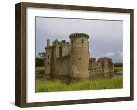 Caerlaverock Castle, Near Dumfries,Dumfries and Galloway, Scotland, United Kingdom, Europe-Richardson Rolf-Framed Photographic Print