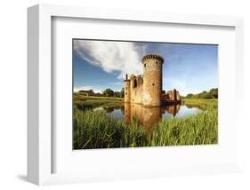 Caerlaverock Castle Scotland-null-Framed Art Print