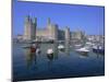 Caernarfon (Caernarvon) Castle, Unesco World Heritage Site, Gwynedd, North Wales, Wales, UK-Roy Rainford-Mounted Photographic Print