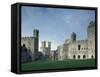 Caernarfon (Caernarvon) Castle, Unesco World Heritage Site, Gwynedd, Wales, United Kingdom-Adam Woolfitt-Framed Stretched Canvas