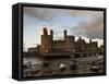 Caernarfon Castle, Caernarfon, UNESCO World Heritage Site, Wales, United Kingdom, Europe-John Woodworth-Framed Stretched Canvas