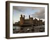 Caernarfon Castle, Caernarfon, UNESCO World Heritage Site, Wales, United Kingdom, Europe-John Woodworth-Framed Photographic Print