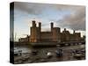 Caernarfon Castle, Caernarfon, UNESCO World Heritage Site, Wales, United Kingdom, Europe-John Woodworth-Stretched Canvas