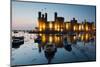 Caernarfon Castle , North Wales-stocker1970-Mounted Photographic Print