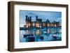 Caernarfon Castle , North Wales-stocker1970-Framed Photographic Print